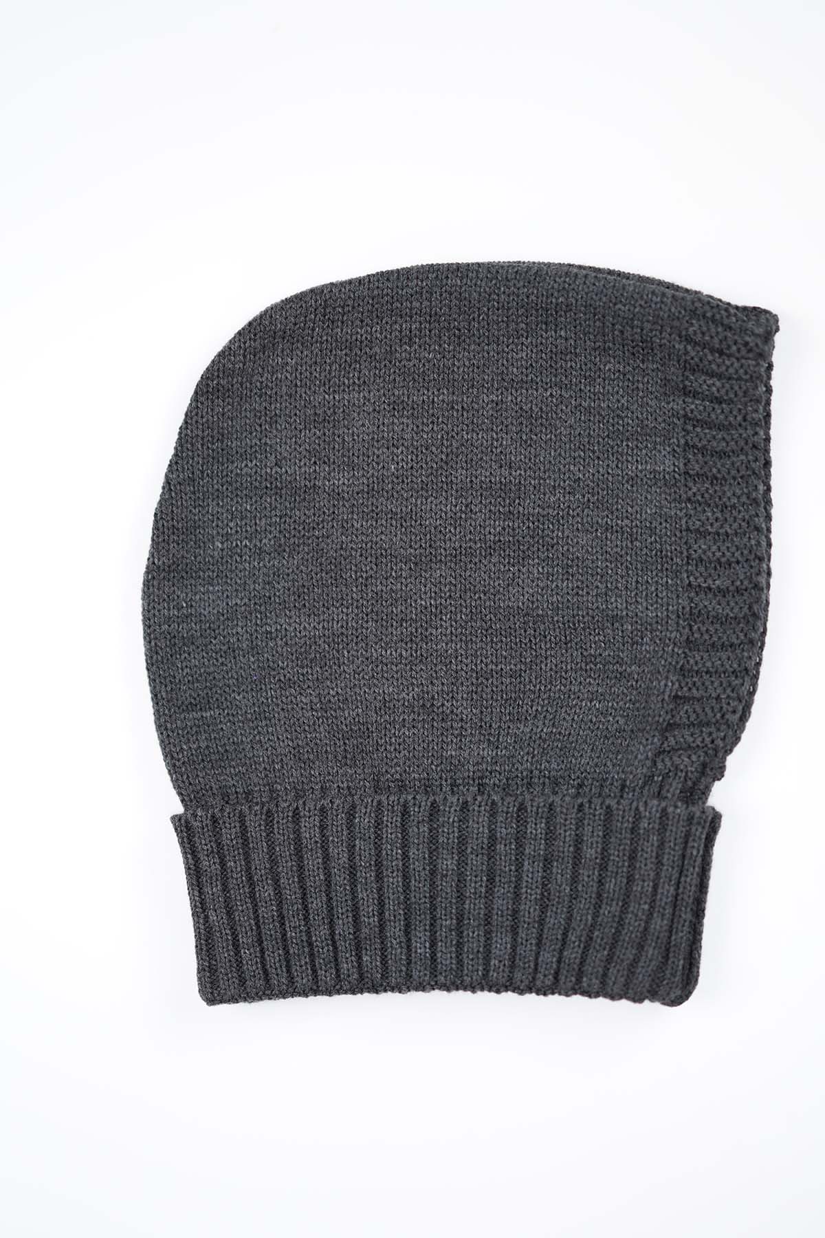 Balaclava Hijab in Dark Gray Color