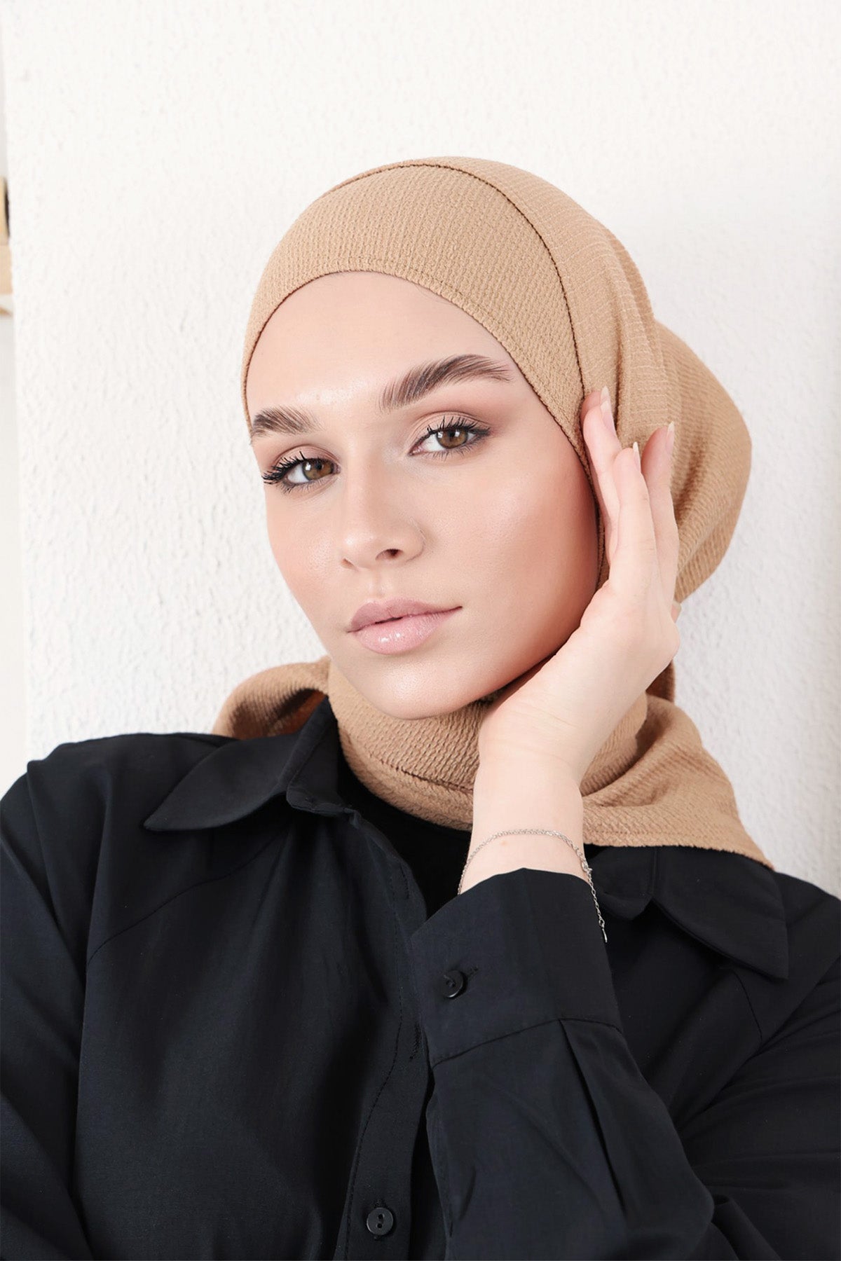 Easy Breezy Hijab in Camel Color