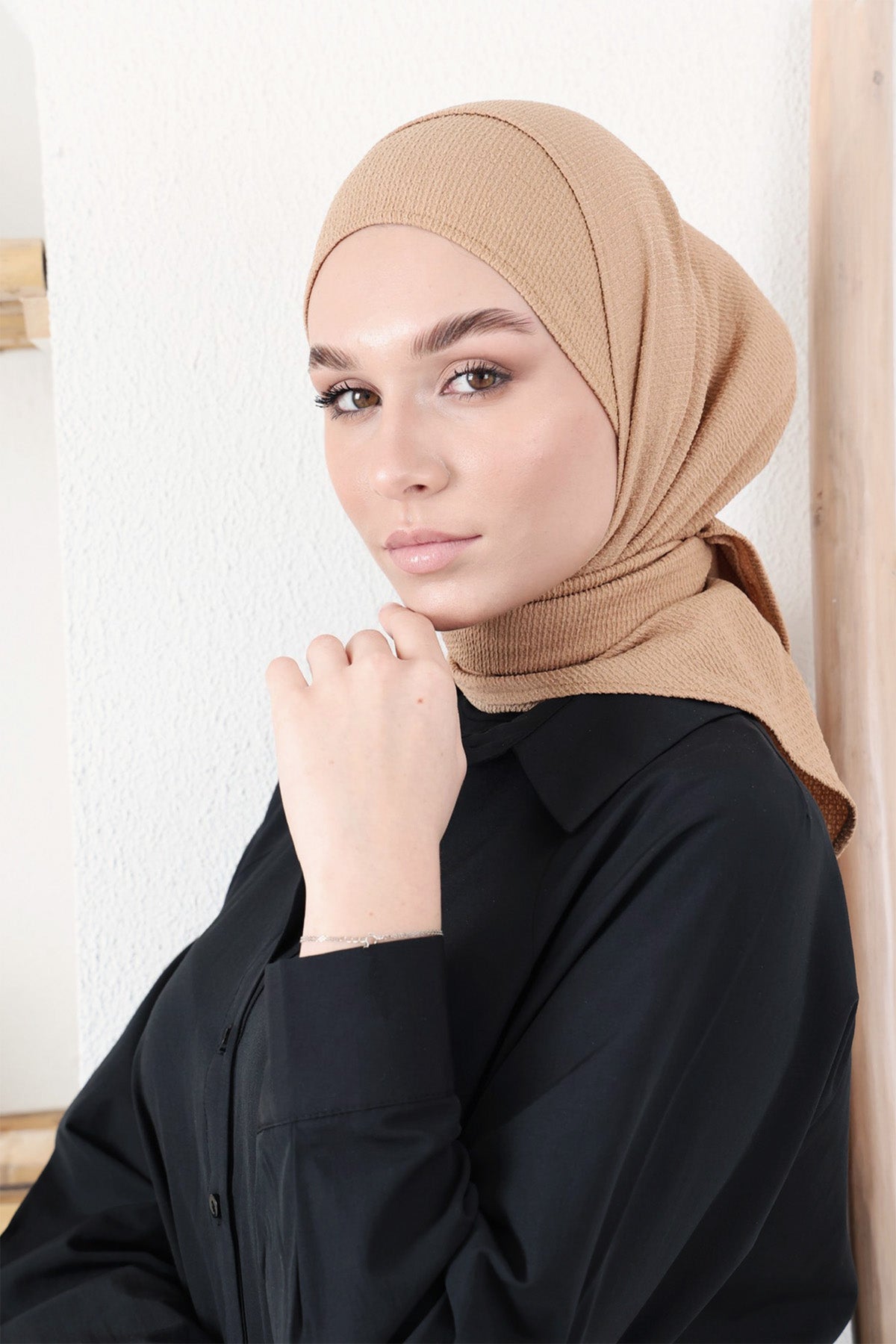 Easy Breezy Hijab in Camel Color