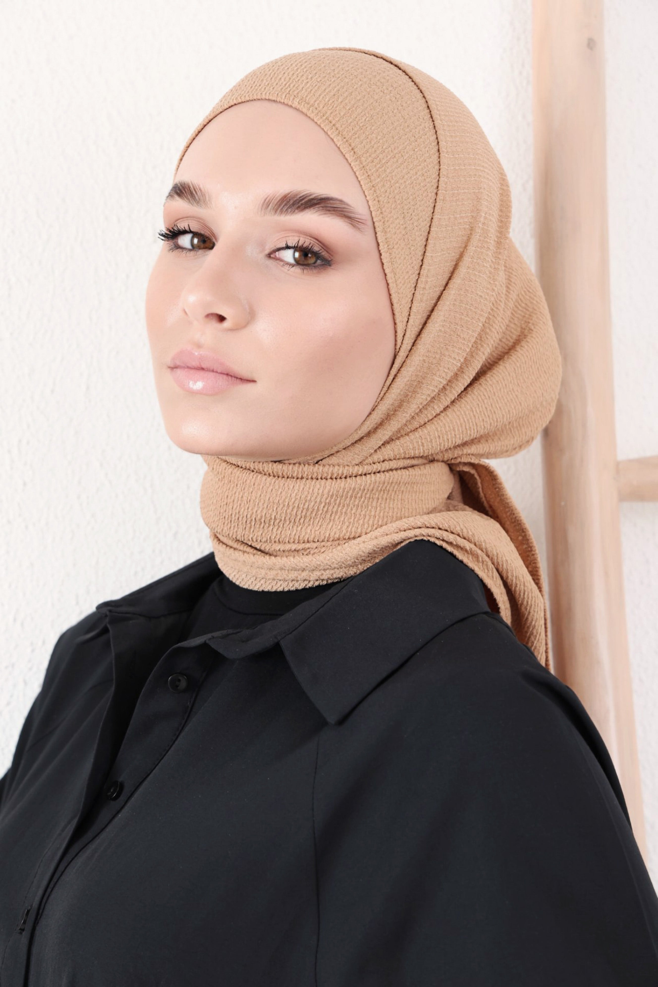 Easy Breezy Hijab in Camel Color