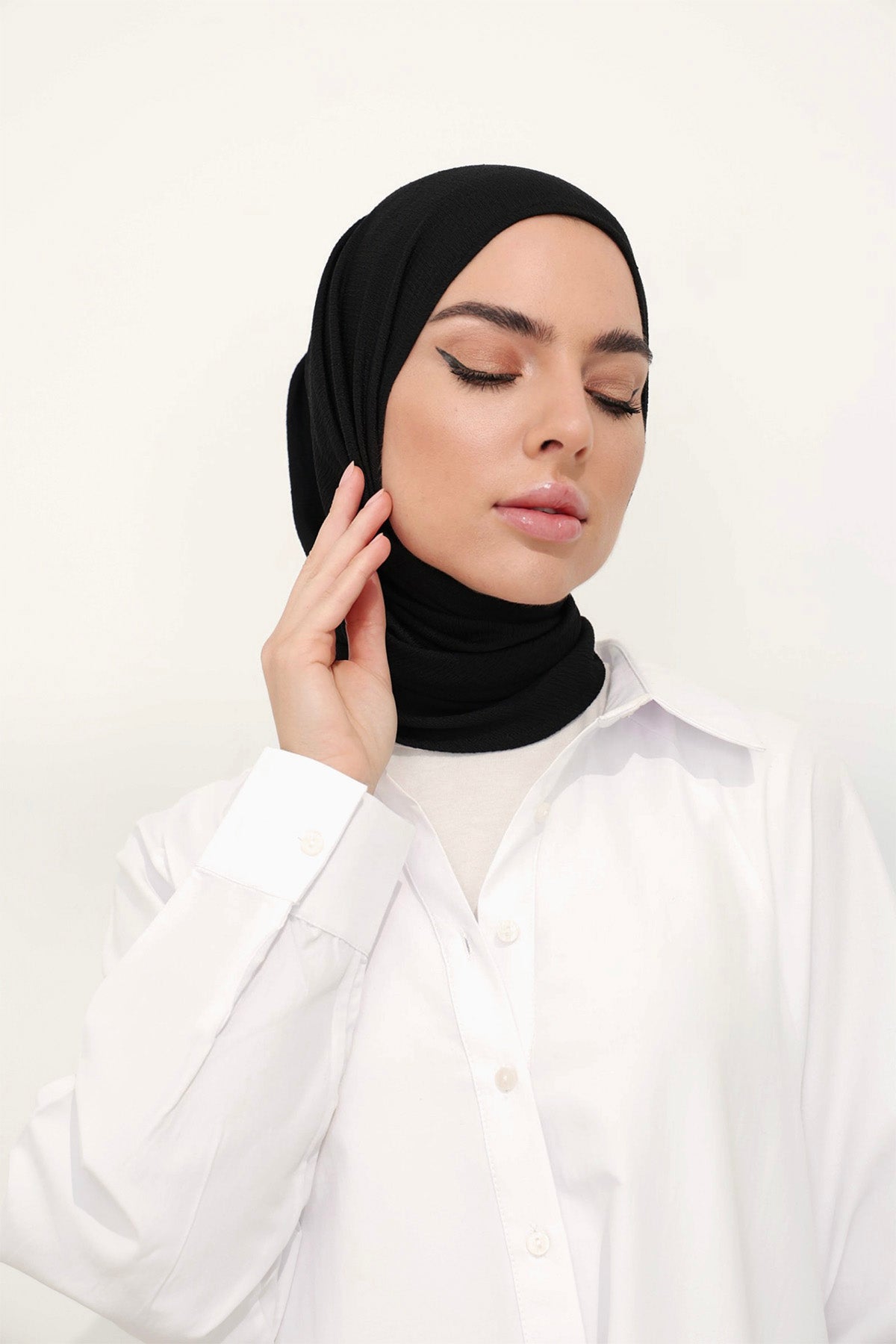 Easy Breezy Hijab in Black Color