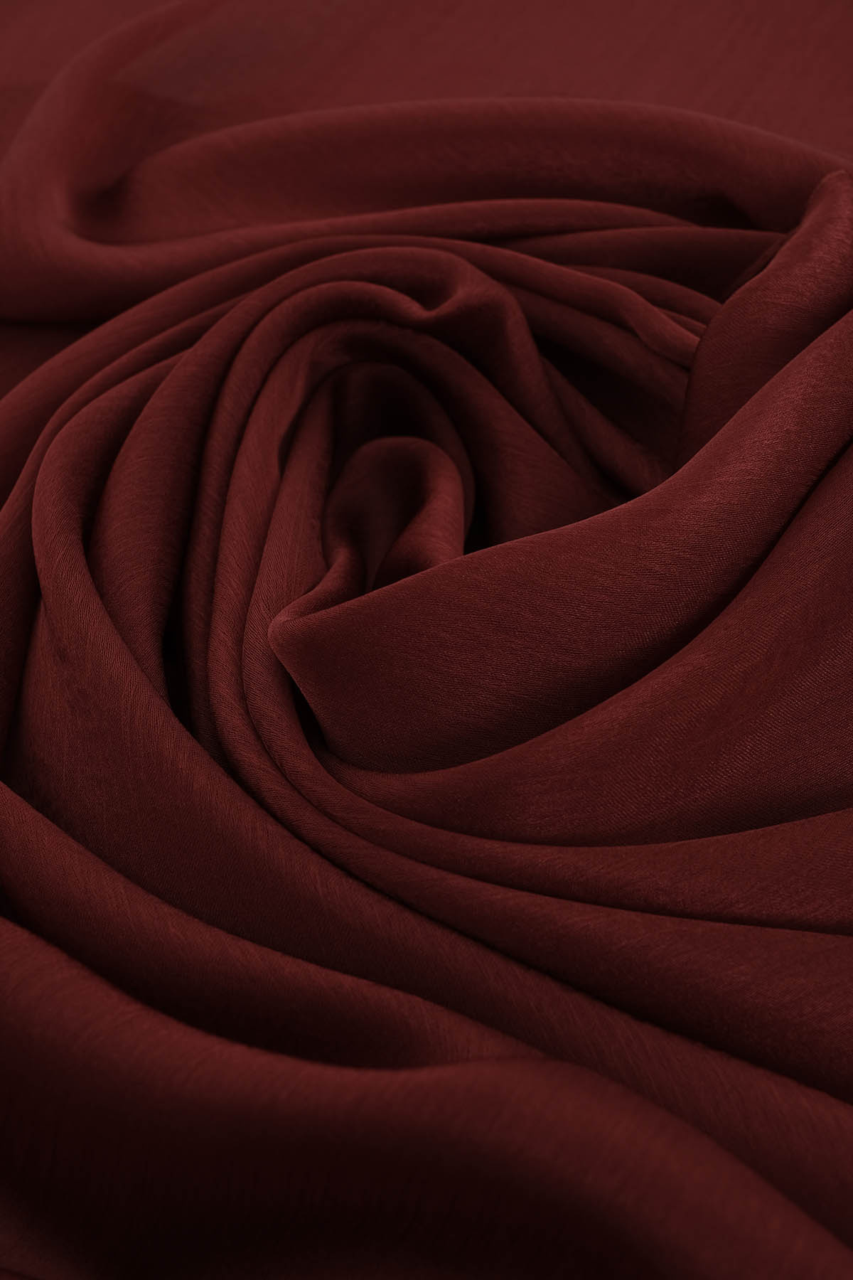 Satin Crepe Hijab in Maroon Color