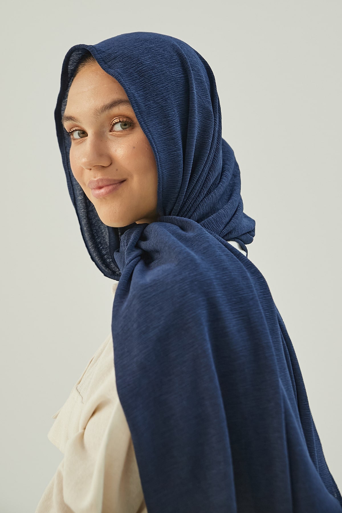 Cashmere Hijab in Rhino  Color