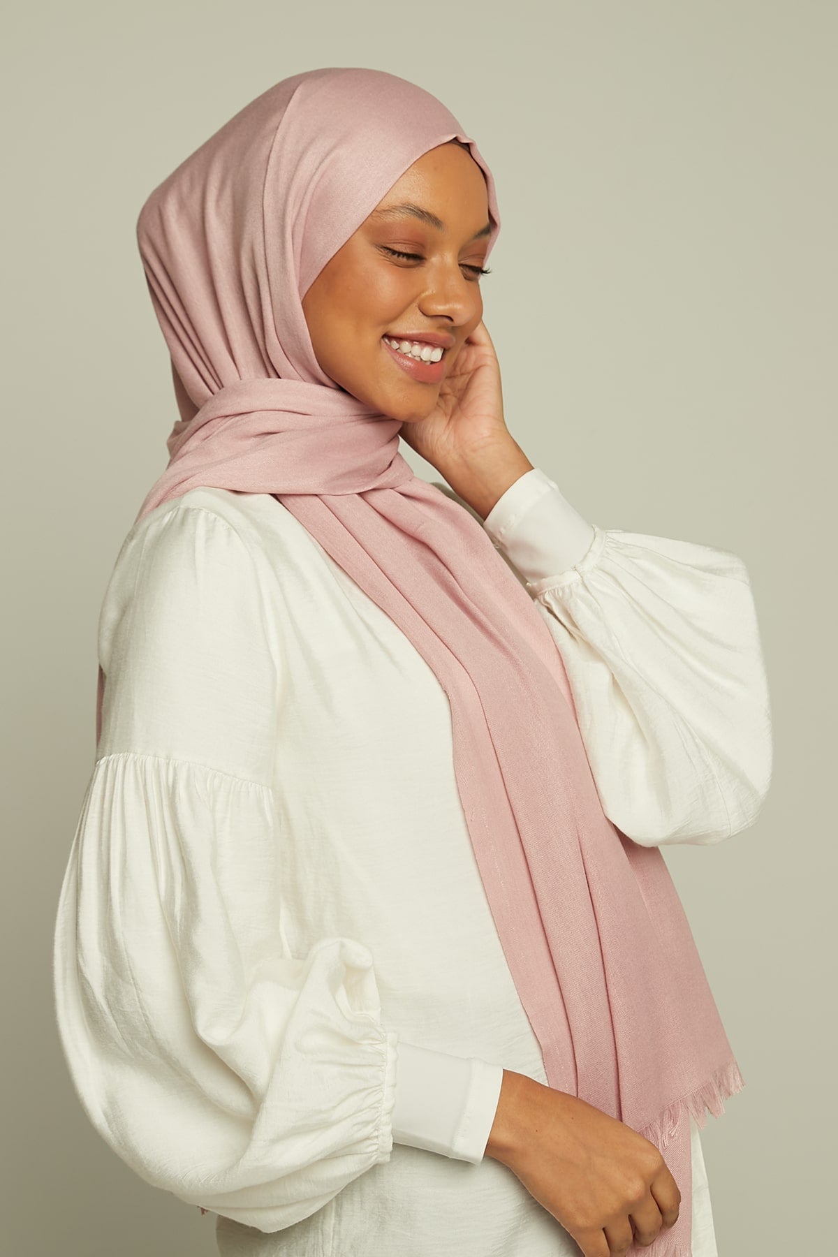 Pashmina Hijab in Blossom Color