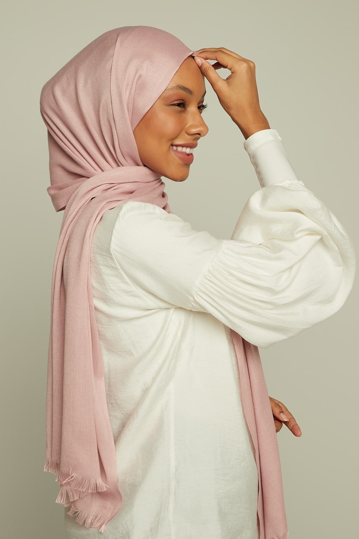 Pashmina Hijab in Blossom Color