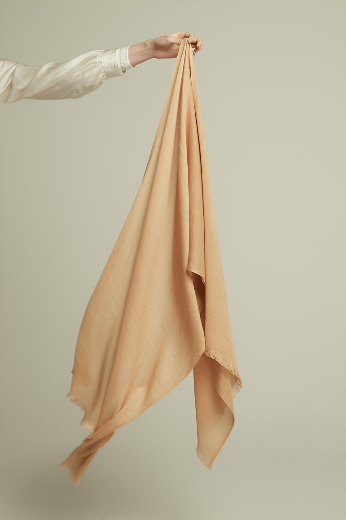 Pashmina Hijab in Pale Chestnut Color