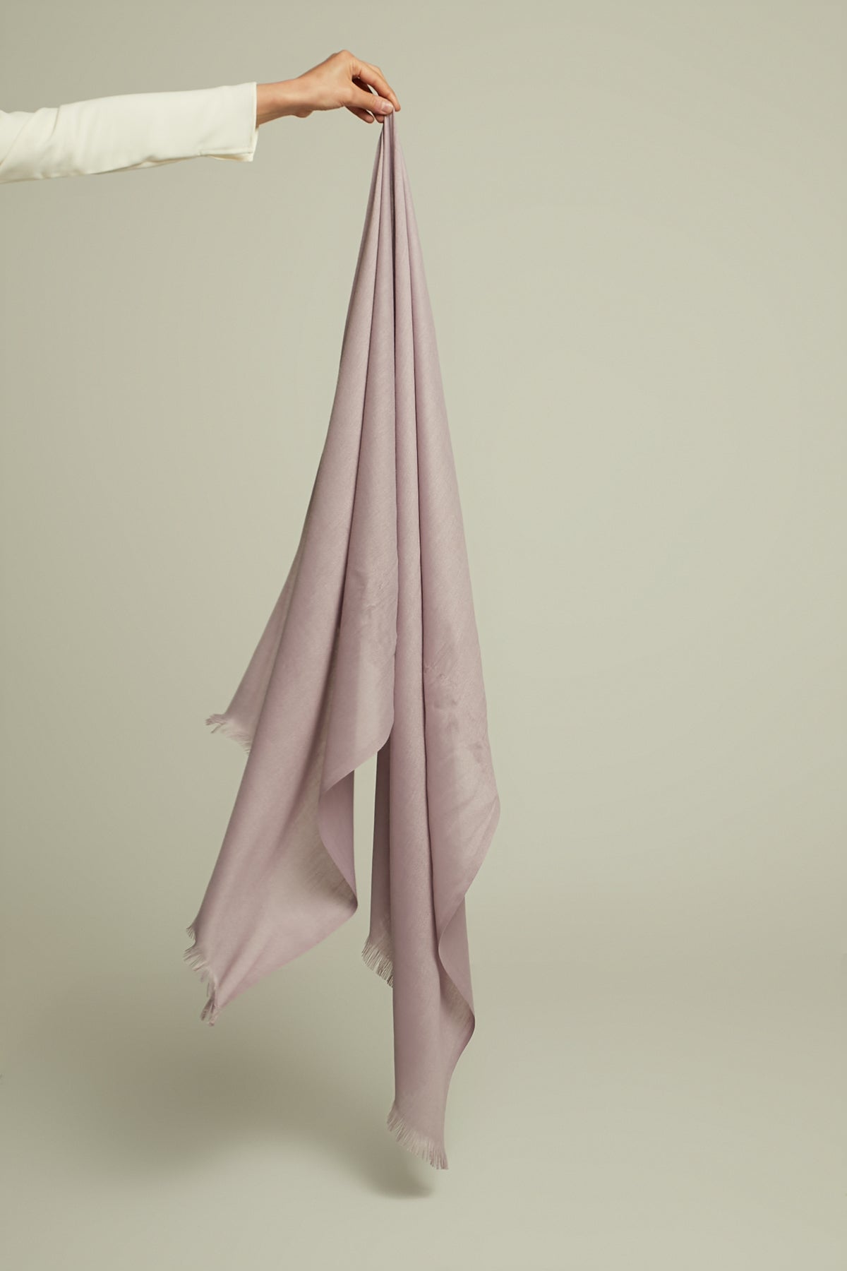 Pashmina Hijab in Rose Quartz Color