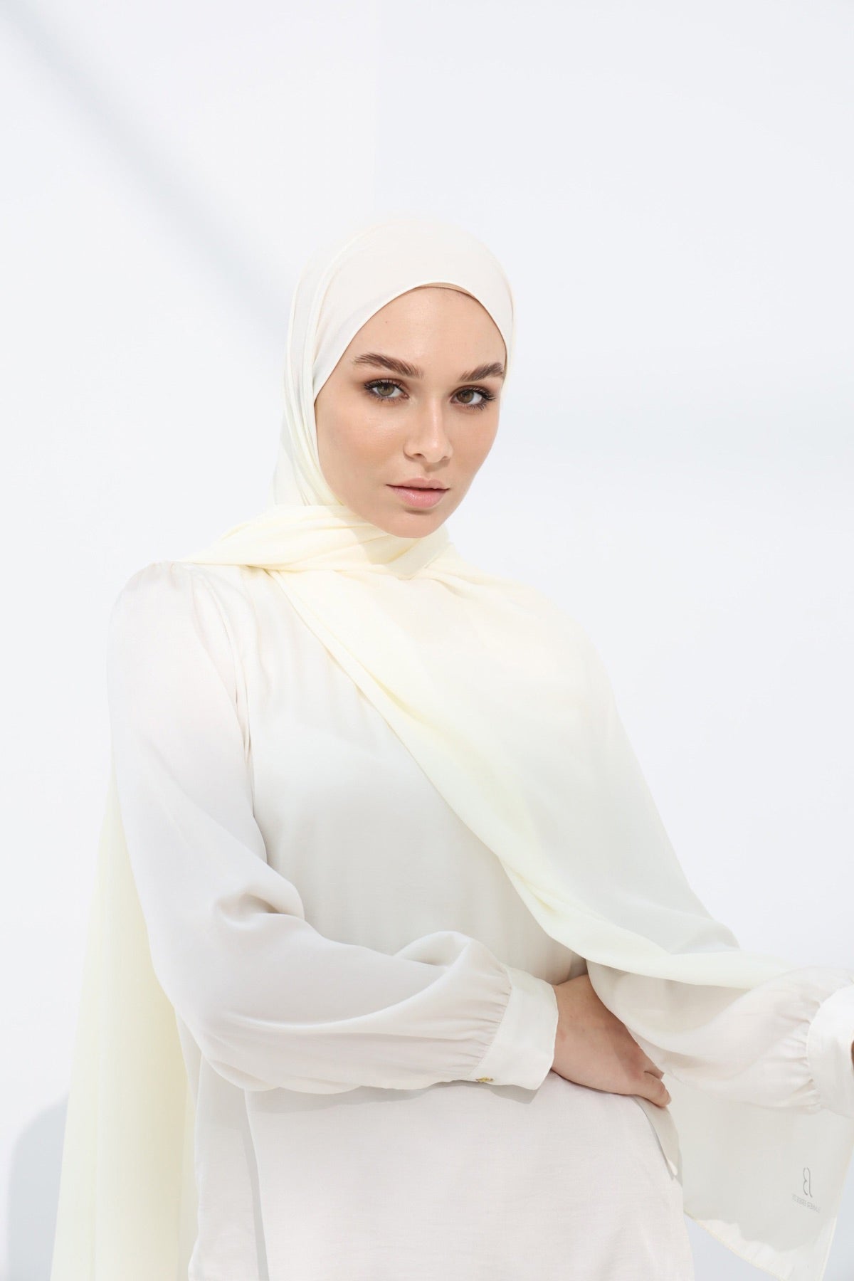 Double Chiffon - Ivory