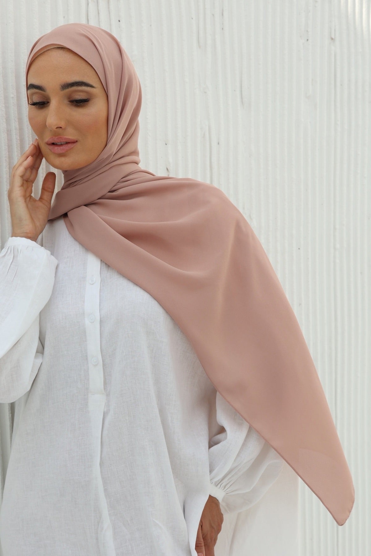 Double Chiffon - Rose Gold