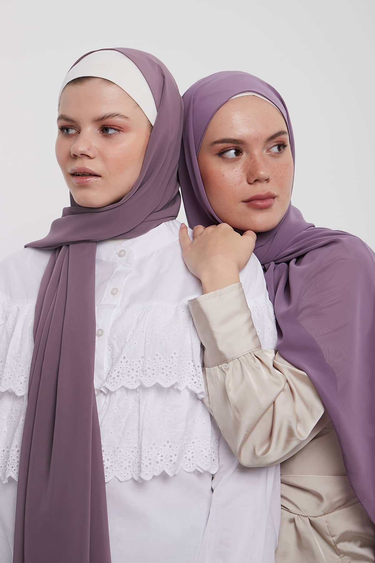 Chiffon Hijab in Opium   Color