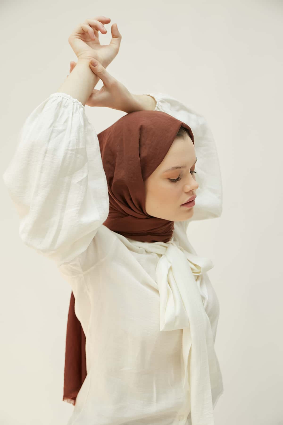 Cotton Hijab in Lotus Color