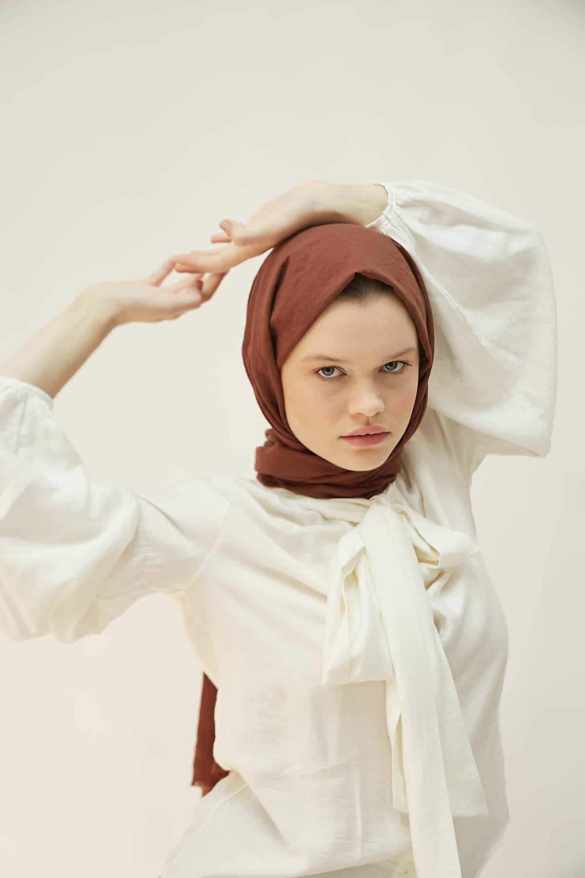 Cotton Hijab in Lotus Color