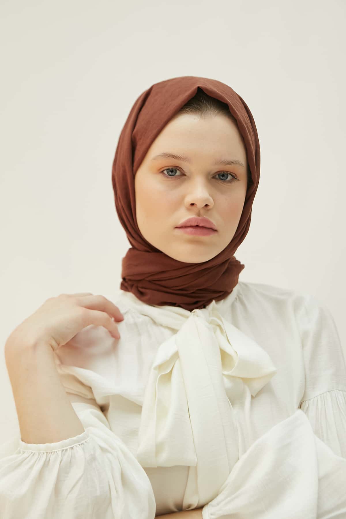 Cotton Hijab in Lotus Color