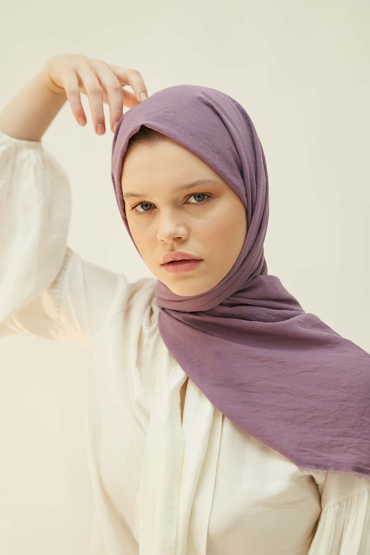 Cotton Hijab in Rosy Brown Color